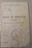 Carne5 de identitate de Elev 1928