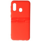 Husa Silicon Samsung Galaxy A20e, High Copy, Rosu