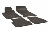 Covorase Auto Cauciuc Renault Laguna II (2001-2007) &amp; Laguna III (2007-) Gri Carbon, Set Complet Fata+Spate, Anti-alunecare, Bordura Inalta