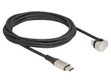 Cablu USB-C mufă &icirc;n unghi, 2 m
