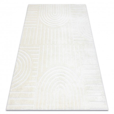 Modern covor MODE 8586 geometric crem, 240x330 cm