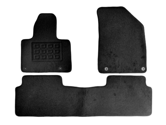 Set covorase auto mocheta Citroen C5 2008-&amp;gt; , Negru, 3 buc.