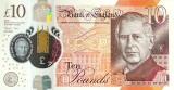 Bancnota ANGLIA - 10 lire 2024 - King Charles - polymer - UNC