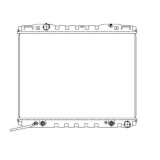 Radiator racire Kia Sorento (Jc), 07.2002-04.2004, Motorizare 3, 5 V6 143kw Benzina, tip climatizare Cu/fara AC, cutie automata, tip Doowon, dimensiu