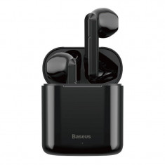 Casti wireless Baseus Encok W09 TWS Bluetooth 5.0 (negru) foto