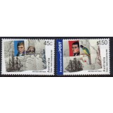 AUSTRALIA 2002 CORABII NAVIGATORI CANGURI PASARI EMISIUNE COMUNA CU FRANTA