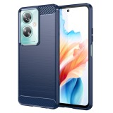 Husa Oppo A79 5G Techsuit Carbon Silicone, albastru