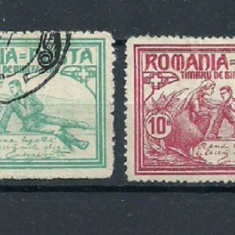 ROMANIA 1906 – MAMA RANITILOR, EMISIUNE DE BINEFACERE, serie stampilata, EW7