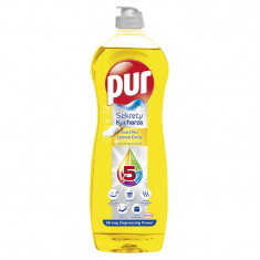Pur Lemon, Detergent Lichid Pentru Spalat Vase, Manual, 750ml