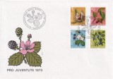 FILATELIE TEMATICA - PLIC ELVETIA TEMATICA FLORA FLORI, Stampilat