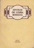 Theodor Hristea - Sinteze de limba romana