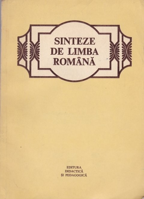 Theodor Hristea - Sinteze de limba romana