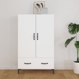 vidaXL Dulap &icirc;nalt, alb, 70x31x115 cm, lemn prelucrat