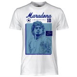 Echipa națională de fotbal tricou de bărbați Argentina Diego Maradona Photo white - XL