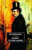Corigent la limba romana, roman simbolist Ion Minulescu, Editura Tana Cart