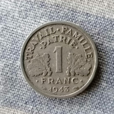 MONEDA- 1 FRANC 1943 - FRANTA