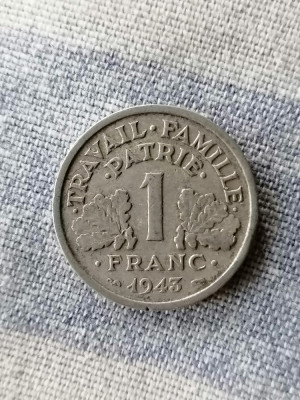 MONEDA- 1 FRANC 1943 - FRANTA foto