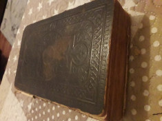 Biblie veche de 146 de ani + Sfanta Traditie + Manual Cantari Biserice foto