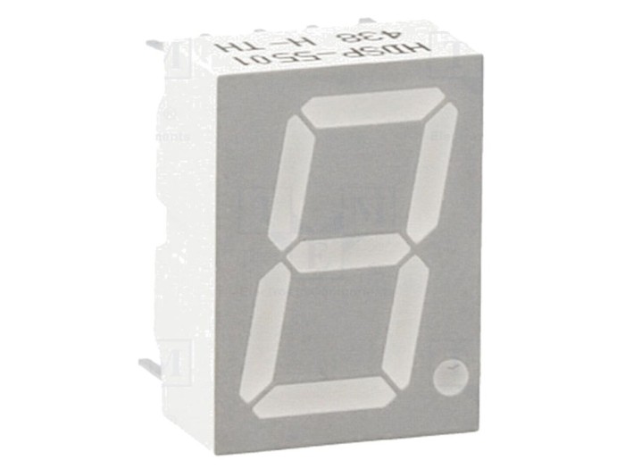 Afişaj LED 7 Segmente Roşu 14,22mm