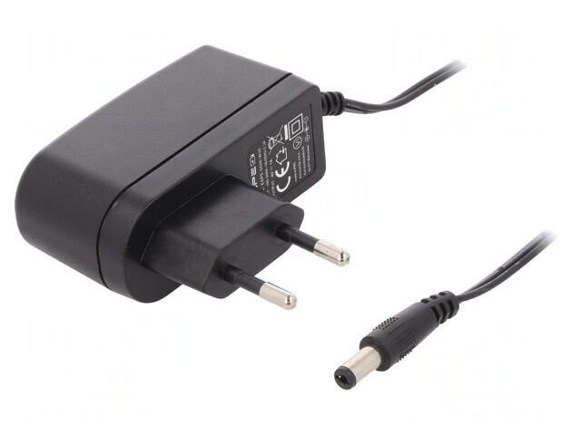 Alimentator Pulsatoriu 6VDC 1A 6W cu Ștecher EU și Iesire 5,5/2,1