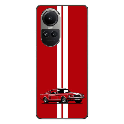 Husa compatibila cu Oppo Reno10 5G Silicon Gel Tpu Model Red Mustang foto