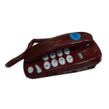 Telefon fix cu fir, montabil pe perete tastatura iluminata, redial, mute, flash, PRC