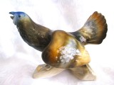 BIBELOU FIGURINA PORTELAN ROYAL DUX BOHEMIA CEHOSLOVACIA COCOS DE MUNTE 18.5 CM