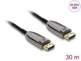 Cablu activ optic DisplayPort 8K60Hz/4K240Hz 40Gbps cu HDR T-T 30m, Delock 87119