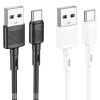 Cablu USB Type-C Hoco X83, 3A, 1m, Negru. Incarcare Rapida &amp; Transfer Date. Compatibil Universal