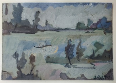 Gheorghe Bucataru (1938 - 2000) - Peisaj din Delta, 1982 foto