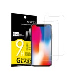 Set 2 folii protectie pentru ecran din sticla securizata pentru iPhone 11 Pro, X, XS - RESIGILAT