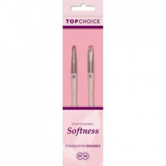 Set Pensule pentru fard de pleoape Softness, Top Choice 30055