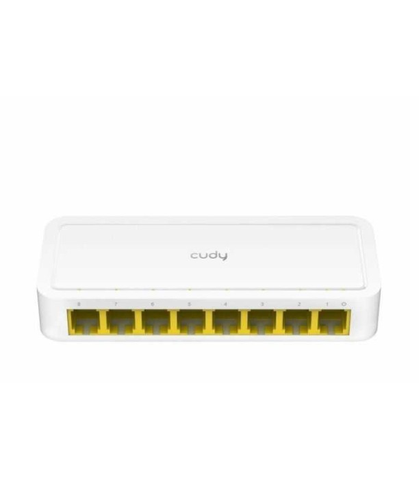 Switch Desktop 8 porturi 10/100Mbps alb Cudy FS108D