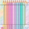 Creioane colorate Pastel Sparkle Faber-Castell cadou 12/set