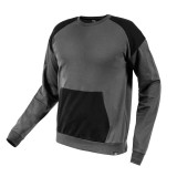 Bluza cu maneca lunga COMFORT gri-negru, marimea S, NEO TOOLS