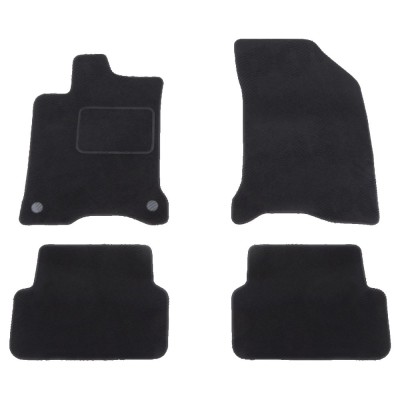 Set covorase auto mocheta Velor RENAULT LAGUNA II (G), 03.2001-10.2007, negru, foto