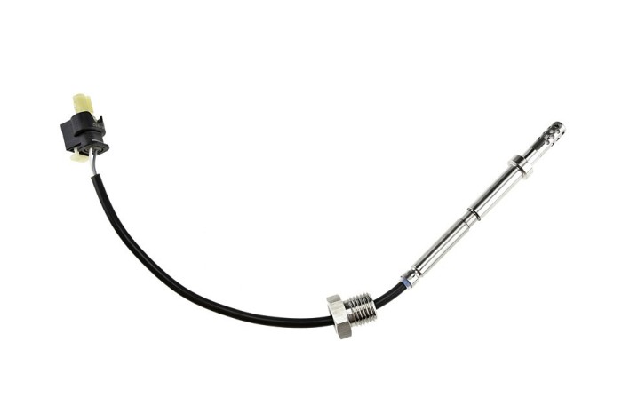 Senzor temperatura filtru particule Mercedes A W169 180cdi, 200cdi 2011-, B W245 180cdi, 200cdi 2010-, in fata turbocompresorului, lungime cablu 330m