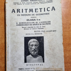 manual de aritmetica pentru clasa a 5-a - din anul 1941