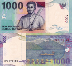 INDONEZIA 1.000 rupiah 2016 UNC!!! foto