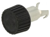 Clemă Siguranțe Cilindrice 10A Neagră 250VAC IP40, SCHURTER