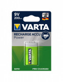 Acumulator Varta 6F22 tip 9V 200mAh Ni-MH 56722 set 1 buc.