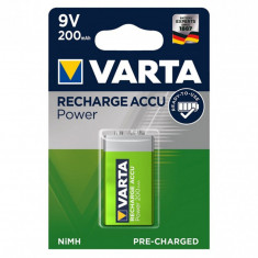 Acumulator Varta 6F22 tip 9V 200mAh Ni-MH 56722 set 1 buc.