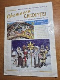 Revista chemarea credintei - noiembrie - decembrie 1998 - calendar pe anul 1999 ,colinde