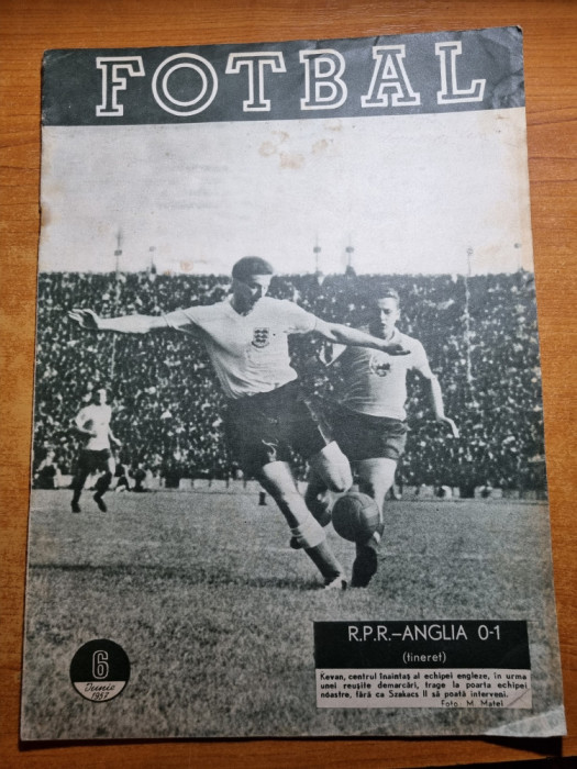 fotbal iunie 1957-CCA,stiinta timisoara,flacara ploiesti,dinamo bucuresti,UTA