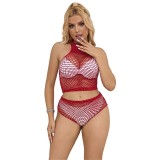 Subblime Sets-952402 Set Plasă cu Strasuri Roz, One Size