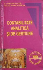 CONTABILITATE ANALITICA SI DE GESTIUNE-CONSTANTA IACOB, RALUCA MIHAELA DRACEA-321060