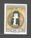 Italia.1974 700 ani moarte T.D&#039;Aquino:filozof-Pictura SI.860, Nestampilat