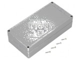 Carcasă universală ABS gri &icirc;nchis 120mm x 240mm x 60mm