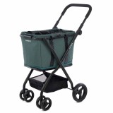 Carucior Cumparaturi Carlett CUBE S Verde, Metalic, 20L, 25kg, 96x35x30cm