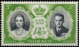 C4243 - Monaco 1956 - Nunta regala 1/5 neuzat,perfecta stare, Nestampilat